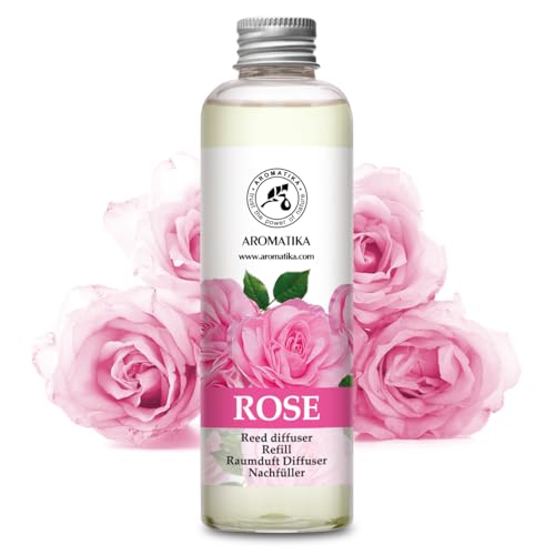 Rose Reed Refill Diffuser - Home Fragrance, Rose Aroma, Fresh & Long-Lasting