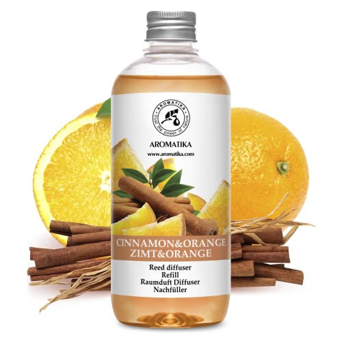 Cinnamon-Orange Diffuser Refill, 17 Fl Oz, Long-Lasting Aromatherapy Fragrance