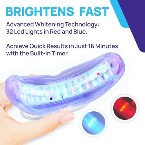 Whitebite Pro Teeth Whitening Kit for Sensitive Teeth: LED Light & Gel